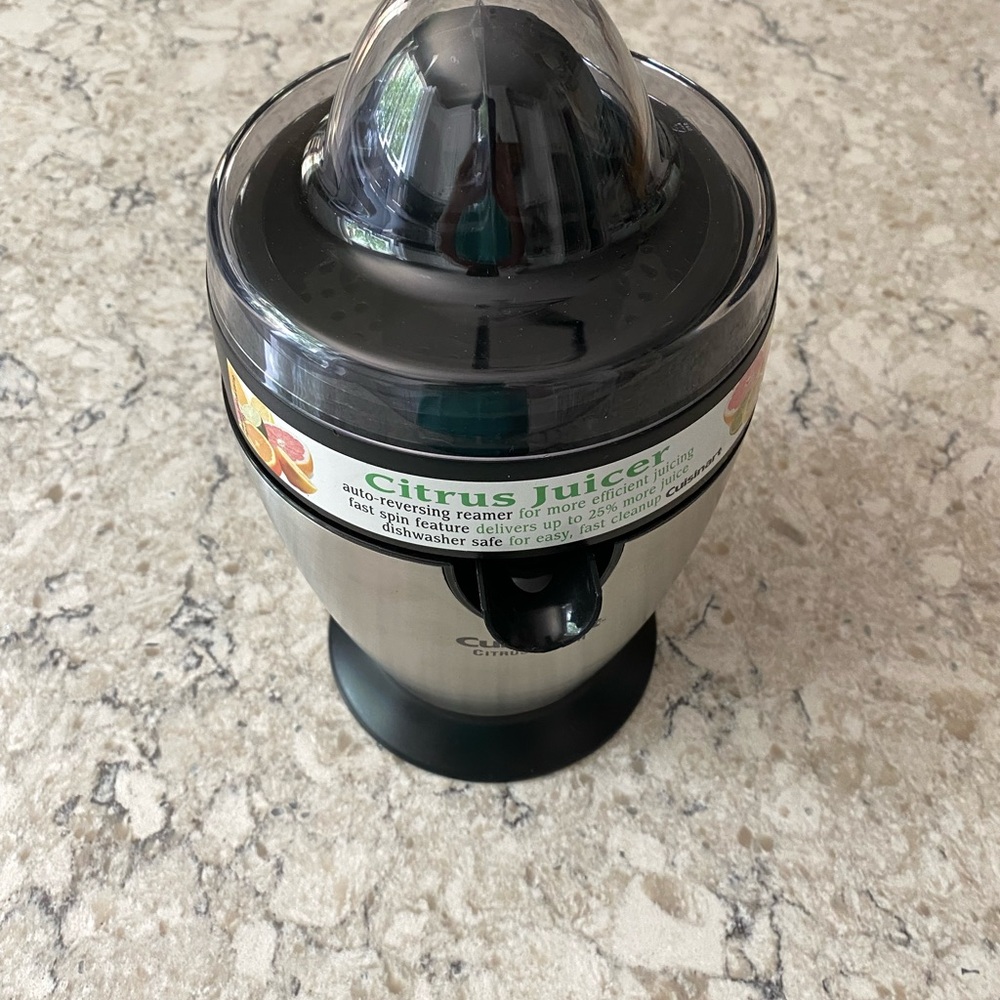 Cuisinart Silver and Black Citrus Juicer
